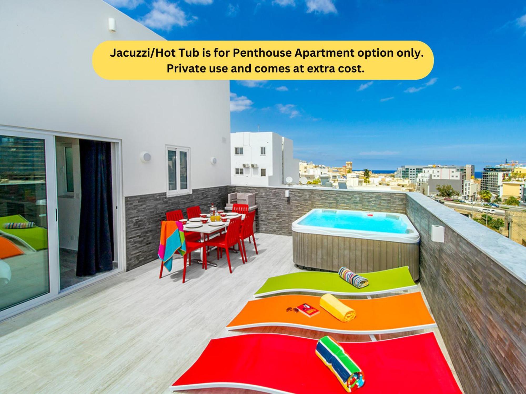 Bayside Apartments San Ġiljan Exterior foto