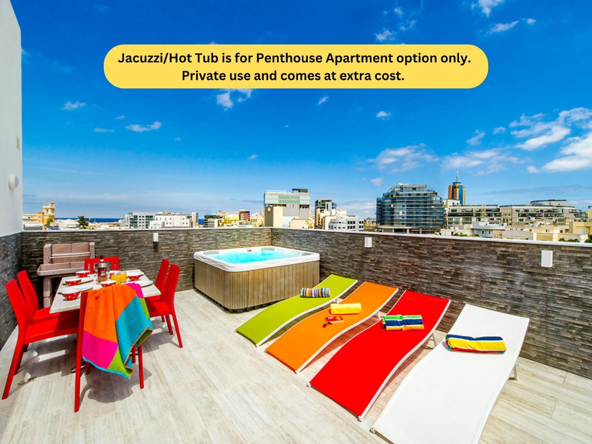 Bayside Apartments San Ġiljan Exterior foto