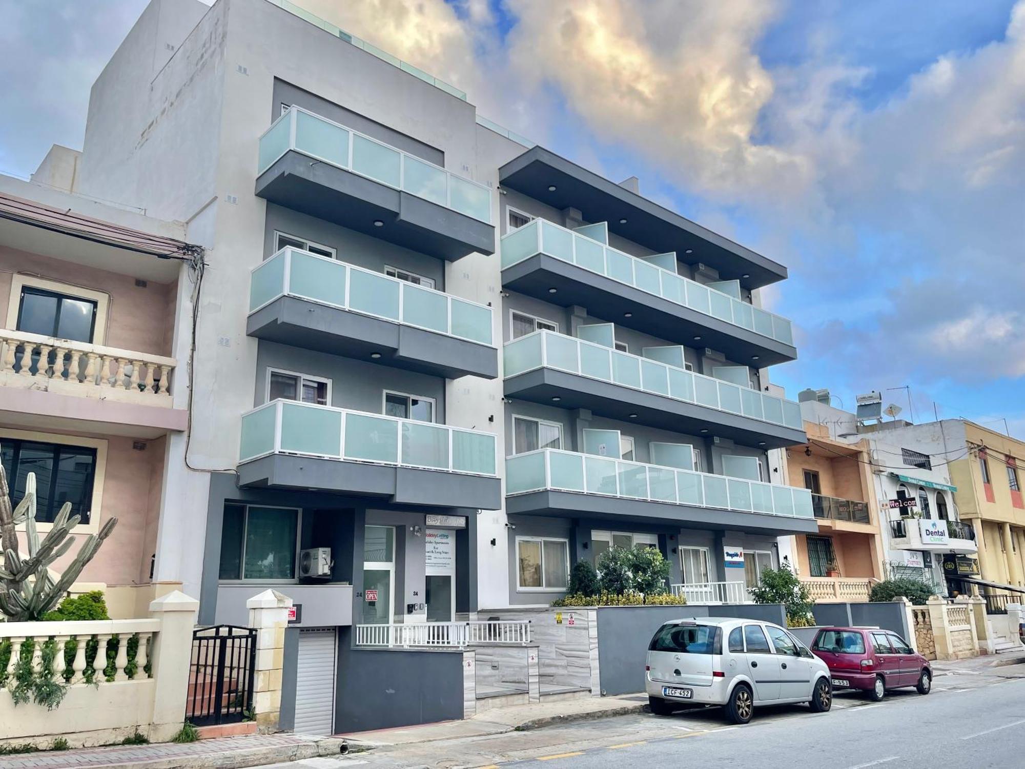 Bayside Apartments San Ġiljan Exterior foto